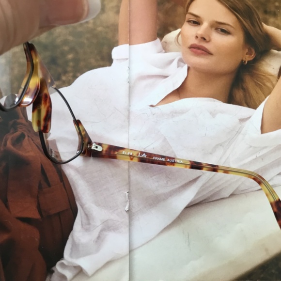 $99! Club LA Vintage Oval Tortoiseshell Glasses: New with Case from the 1990\'s main image 6
